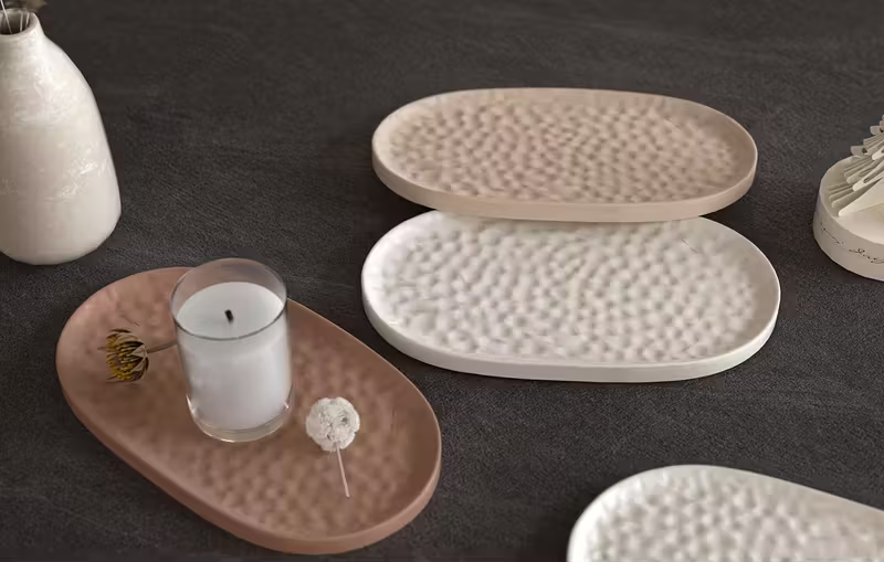 Mixed Stone - Elliptical tray