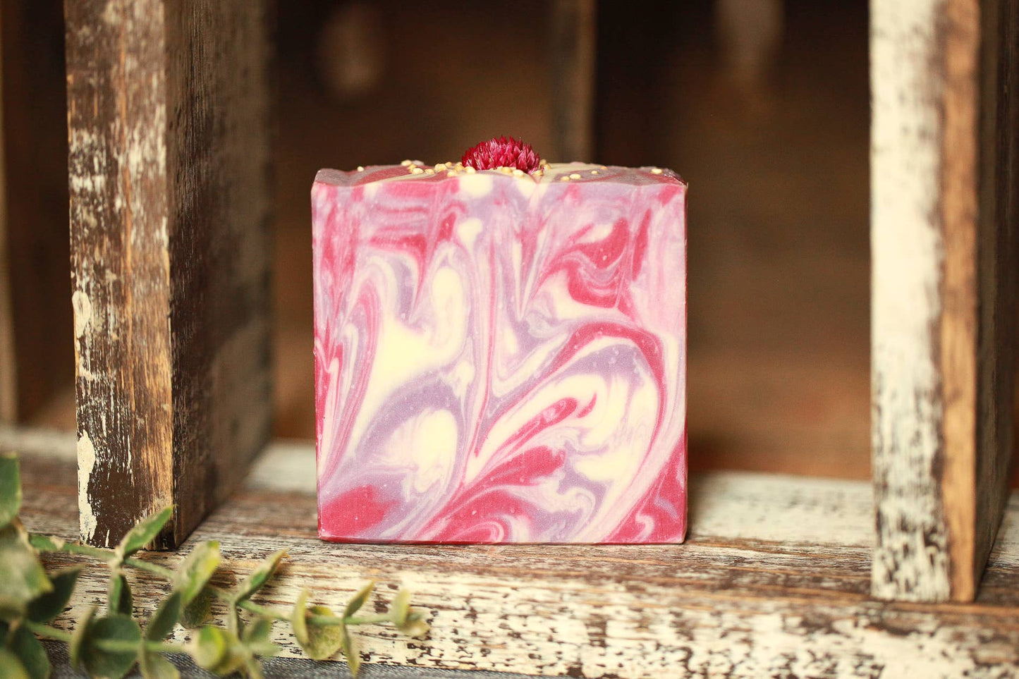 Raspberry Velvet Cold Process Bar Soap, 4.5 oz.