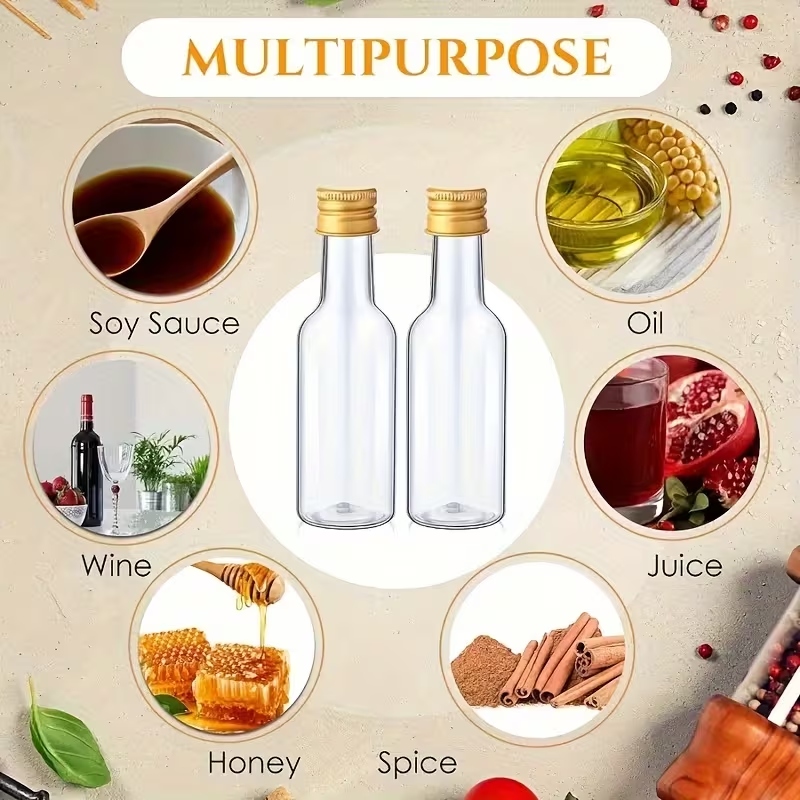 Mini liquor bottles - Gold Cap