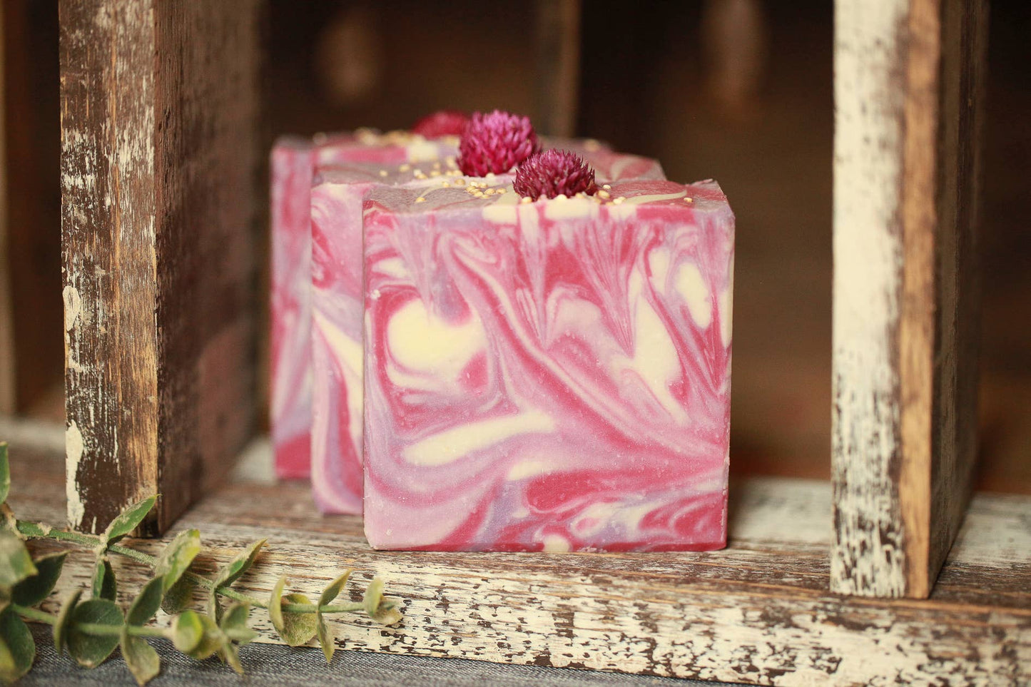 Raspberry Velvet Cold Process Bar Soap, 4.5 oz.