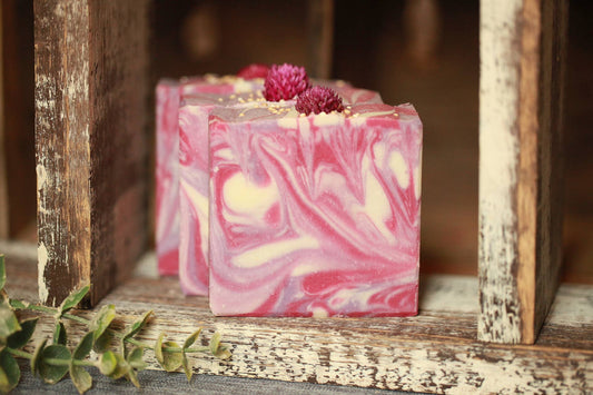 Raspberry Velvet Cold Process Bar Soap, 4.5 oz.