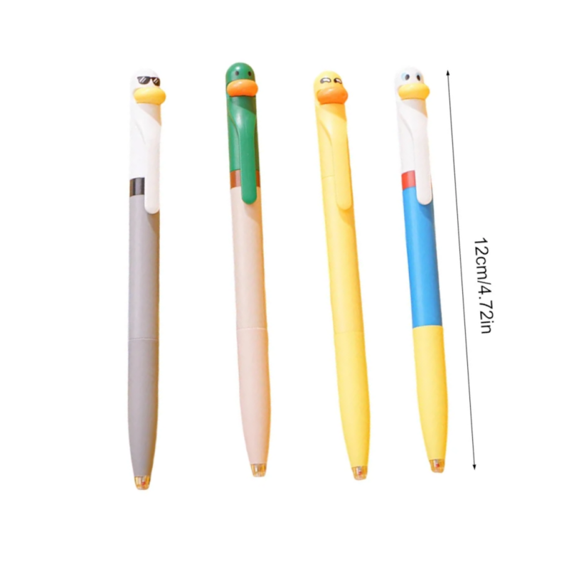 Cute Duck Gel Pens — Yellow/Blue