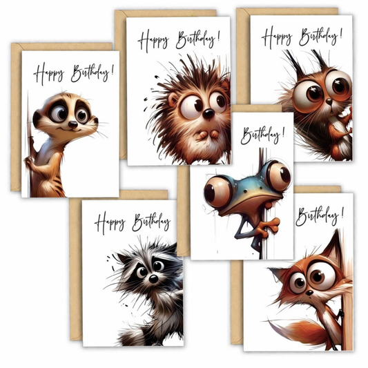 Funny Animal Birthday Cards – Whimsical Birthday Collection