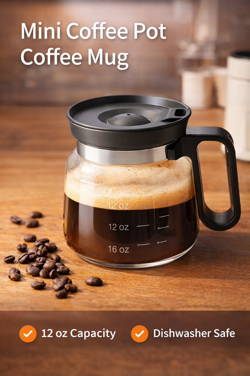 Fun Mini Coffee Pot Mug
